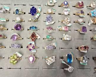 LOTS OF GOLD RINGS