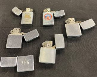 Lighters- vintage Zippo's