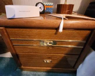 Circa 1980's Postmodern Bedside Cabinets by Stanley.