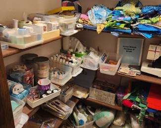 Sewing Supplies and Art Supplies.