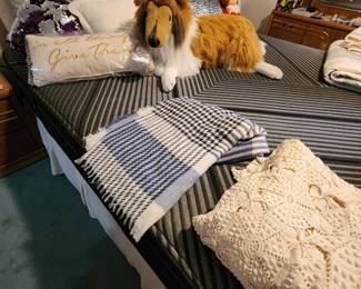 Fabulous King Sealy Mattress. King Postmodern Headboard by Stanley.