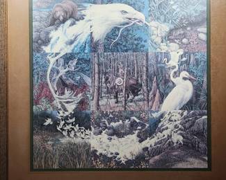Bev Doolittle signed and numbered. 'Sacred Circle'.