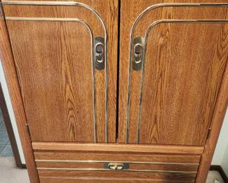 Circa 1980's Postmodern Highboy Dresser by Stanley