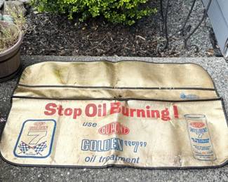 119 MechanicsFenderCoverwDuPontGolden7OilTreatmentAdvert