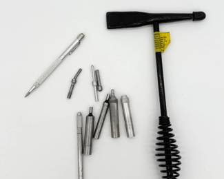 143 MachinistToolsSetwChippingHammerPunchesScriber