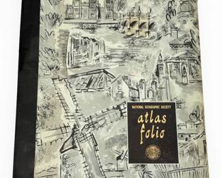 57 1958NationalGeographicSocietyAtlasFolio