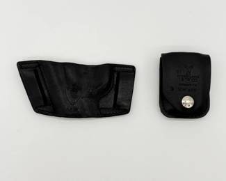 55 VintageSafarilandSW6599mmDutyRigHolsterModel27MagPouch