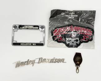 65 HarleyDavidsonMemorabiliaPatchLicenseFrameKeychainEmblem