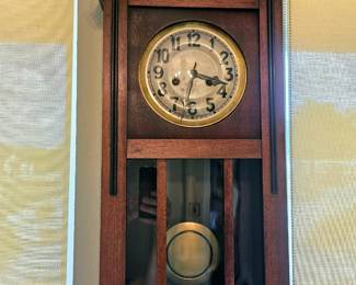 Gustav Becker Wall Regulator Clock
