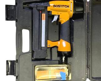 1322 - Bostitch Nail Gun w/ Case - BT13XX Series (Description): Used as is electric/electronic/mechanical item. No guarantee all components, untested.