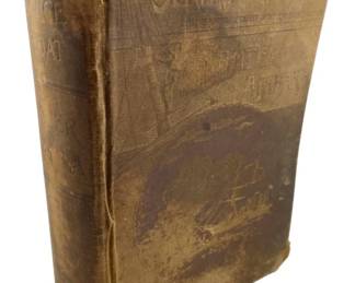 140 - First Ed. Memoirs of Service Afloat Semmes (Description): First edition of Memoirs of Service Afloat by Admiral Raphael Semmes. This historic work recounts the naval career of the famous Confederate commander during the Civil War. The book features an embossed cloth binding with decorative cover illustration depicting a maritime scene. The volume shows age-appropriate wear with fraying to the spine edges and general patina to the covers consistent with a 19th century publication.