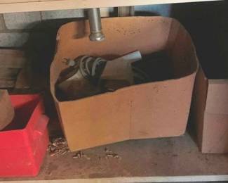 1340 - Cabinet Lot of Assorted Items