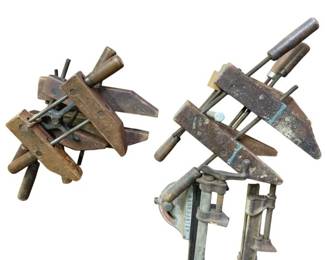 1299 - Lot of Assorted Wood Clamps