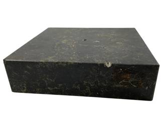 748 - Marble Base for Display 2.5"x8"x7" (Description): A marble base suitable for display purposes. The base measures 2 1/2 inches by 8 inches by 7 inches.