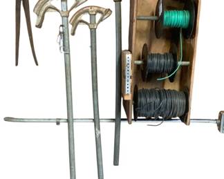 1266 - Lot of Assorted Tools w/ Wire Spools