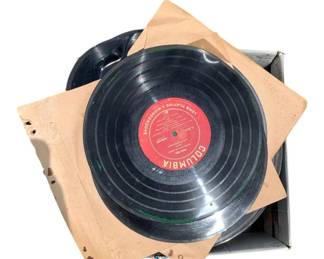 441 - Box Lot of Records (Description): A box lot of records featuring various vinyl albums. The collection includes records from multiple labels, offered as a grouped lot.