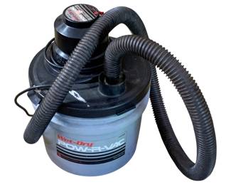 1079 - Wet/Dry Power Vac 17"x12" (Description): Wet/Dry Power Vac. Measures 17 inches by 12 inches. Used as is electric/electronic/mechanical item. No guarantee all components, untested.