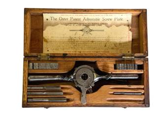 1288 - Oster Adjustable Tap & Die Set in Box (Description): 3.5 x 13.5 x 5.5