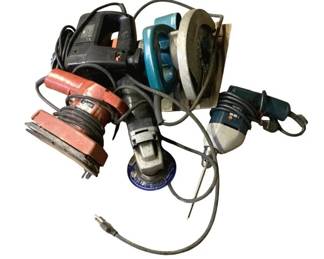 1310 - Lot of Assorted Power Tools (Description): Used as is electric/electronic/mechanical item. No guarantee all components, untested.
