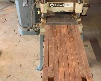 1347 - Rockwell Planer Setup - 44 x 120 x 29 (Description): Used as is electric/electronic/mechanical item. No guarantee all components, untested.