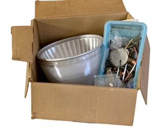 1027 - Box Lot Items (Description): Box lot of assorted items. Contents sold as-is.