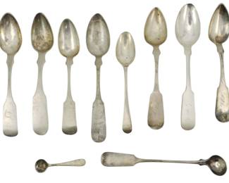 1991 - Various Makers Sterling & Coin Silver Spoons (Description): 4.88oz