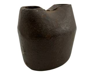 708 - Big Star Scandinavian Padlock Base 3"x3" (Description): Showing age-appropriate patina.