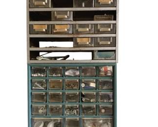 1314 - 2pc Organizers w/ Contents - 13 x 12 x 6.5