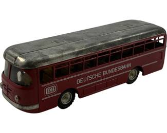 1174 - KOVAP Toy 1959 Deutsche Bundesbahn Bus (Description): 2.5 x 8 x 3
