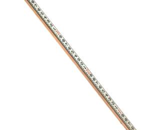 812 - Antique Surveying Rod 54" (Description): Antique surveying rod featuring graduated measurement markings along its wooden length. Measures 54 inches.