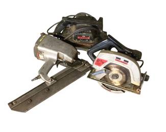 1309 - Lot of Assorted Power Tools (Description): Used as is electric/electronic/mechanical item. No guarantee all components, untested.