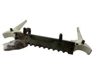 704 - Gear or Ratchet Fitting 2"x18"x9" (Description): Measuring 2 inches by 18 inches by 9 inches.