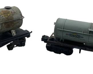 260 - Pr Lionel Train Gas Tanks 2"x2"x8" (Description): A pair of Lionel train gas tanks. Each measures 2" x 2" x 8".