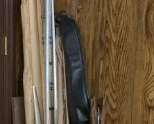 1161 - Lot Assorted Metal Rods & Poles AS IS