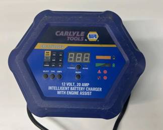 Lot #13 NAPA Carlyle Tools CBC12V20AEA 12V 20 Amp Intelligent Battery Charger Engine Assist