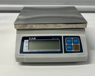 Lot #99 CAS SW-5 Digital Portion Control Scale 5lb 2kg Stainless Steel Commercial