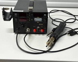 Lot #94 853D 3-in-1 SMD Rework Soldering Station Hot Air Gun DC Power Supply