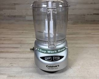 Lot #83 Cuisinart Mini-Prep Plus 4-Cup Food Processor Chopper Grinder Silver DLC-4