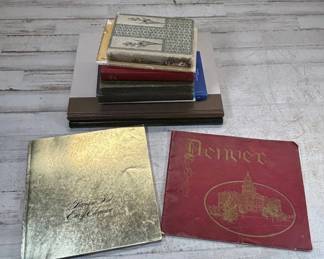 Lot #148 Antique Denver Colorado Souvenir Book Lot Art History Poe Tales Time-Life