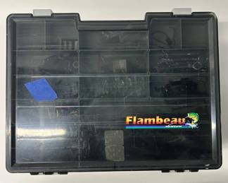 Lot #111 Flambeau Adventurer Tri-Level Pro Box RC Car Parts Tools Hobby Organizer Lot