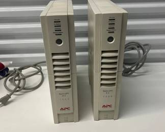 Lot #15 APC Back-UPS RS 1500 & 1200 UPS Battery Backup Surge Protector Lot of 2