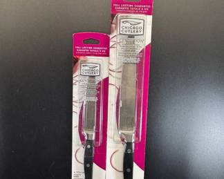 Lot #29 Chicago Cutlery Centurion Stainless Forged Knife Set 4.75" Utility 7.75" Slicer NIP