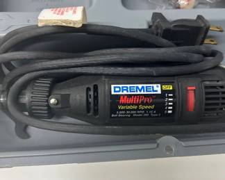 Lot #16 Dremel MultiPro Model 395 Type 5 Variable Speed Rotary Tool Kit w/Case & Accessories
