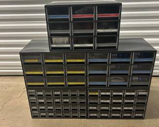 Lot #91 Model Train DCC Parts Organizer Lot ESU LokSound Massoth Decoder Storage Cabinets