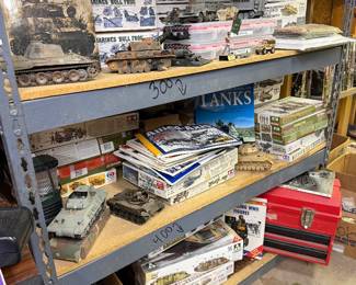many new in box tank models