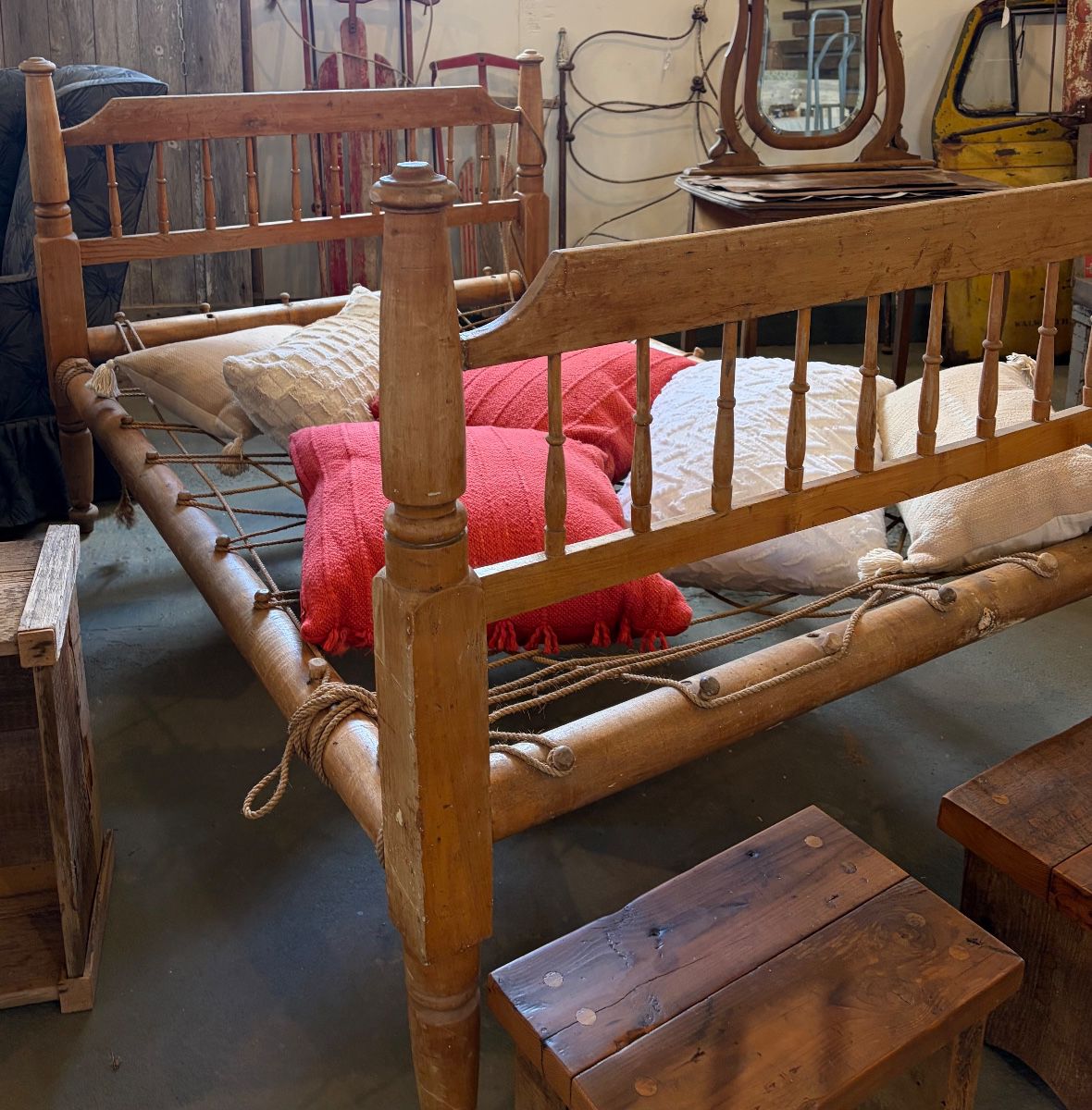 Antique Rope Bed