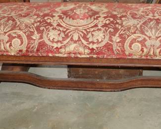 Seat covered bench