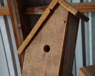 Hand made bird house