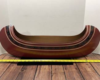 29 wooden canoe
