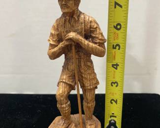 75 hand carved black forest statue